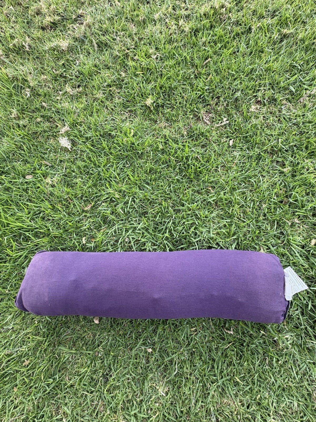 Hugger Mugger Yoga Bolster Purple Fabric 23&Prime; x 6&Prime; x 3 for Unisex Adults