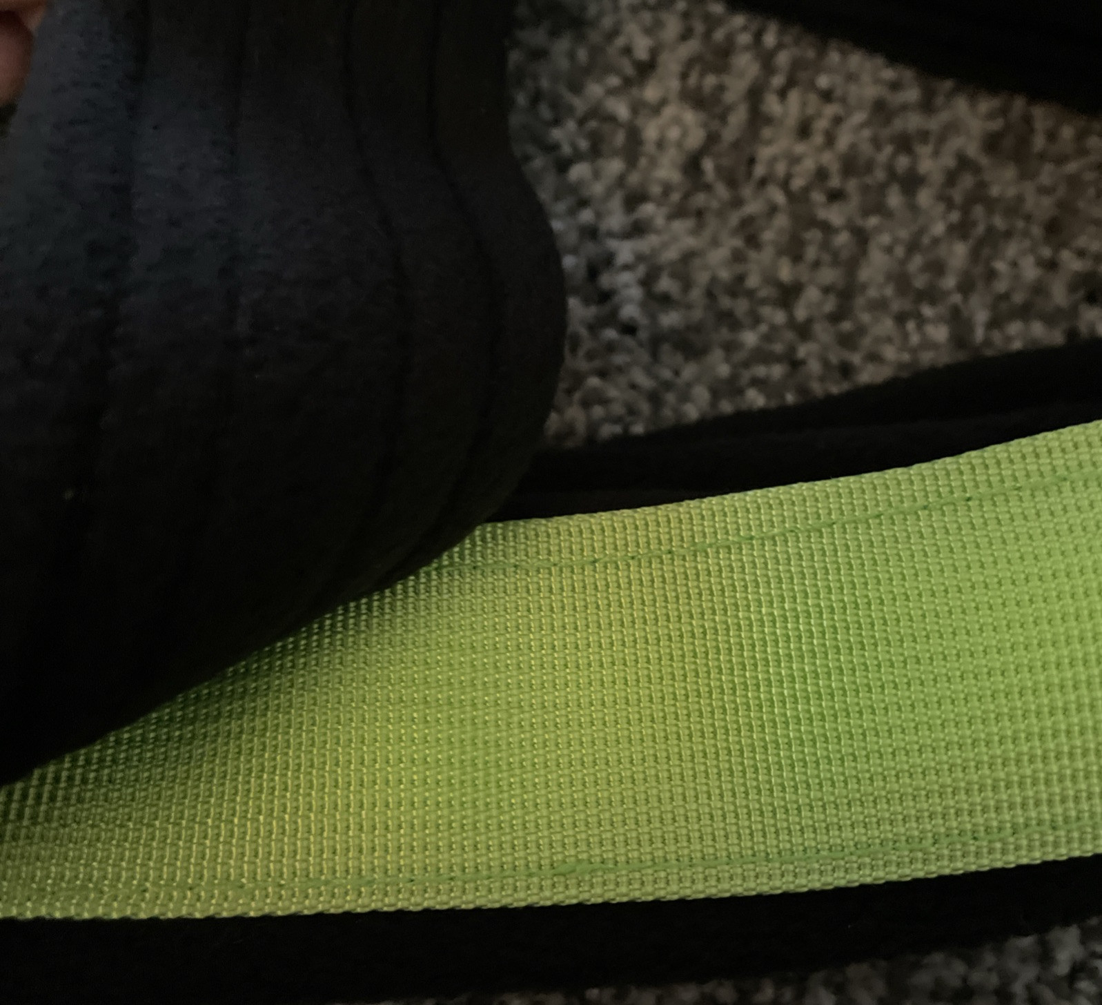 Pilates Reformer Double Loop 2 Straps Metal D Ring Lime Unbranded Brand New