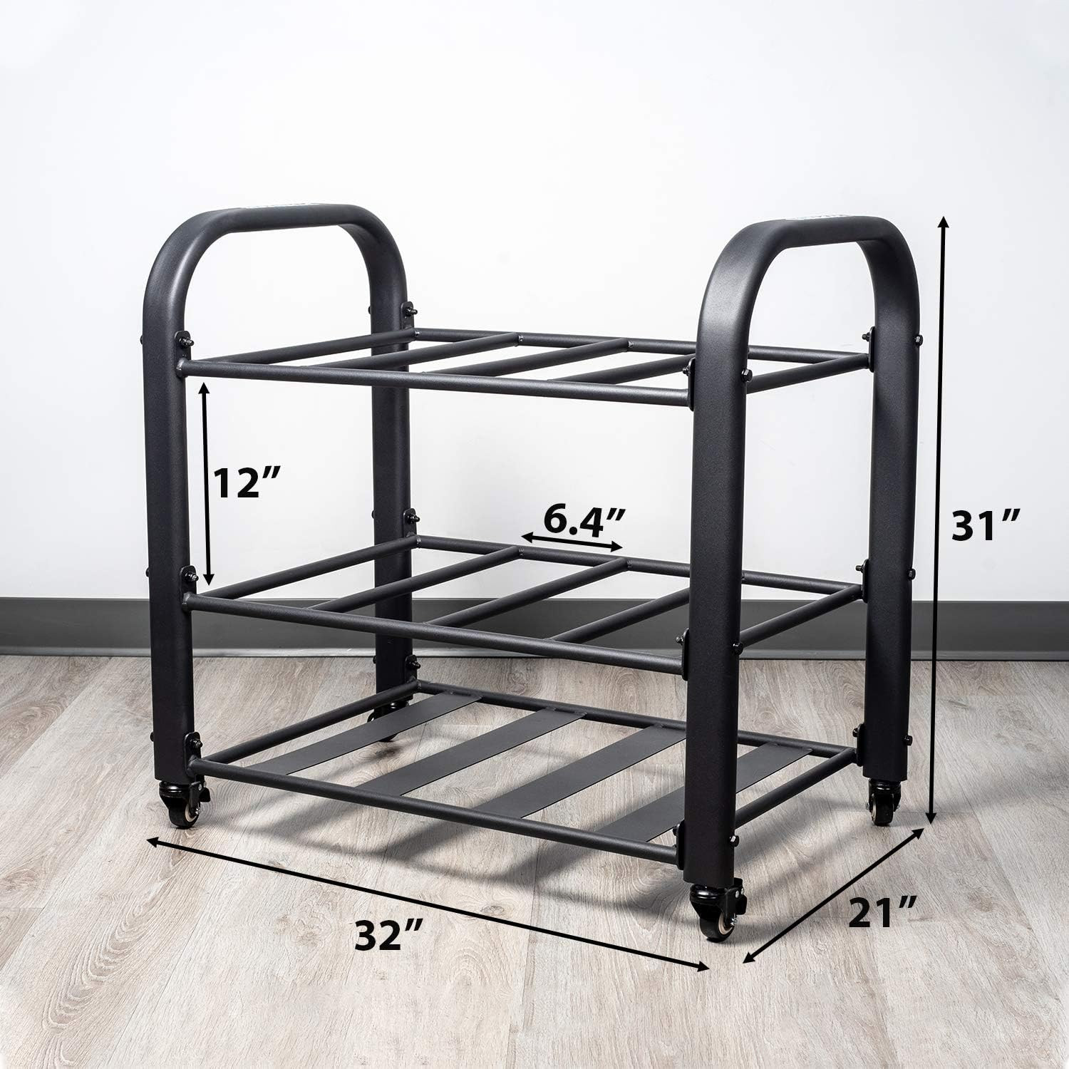 Yoga Mat Storage Rack – Ideal Cart for Yoga Mats & Gym Equipment