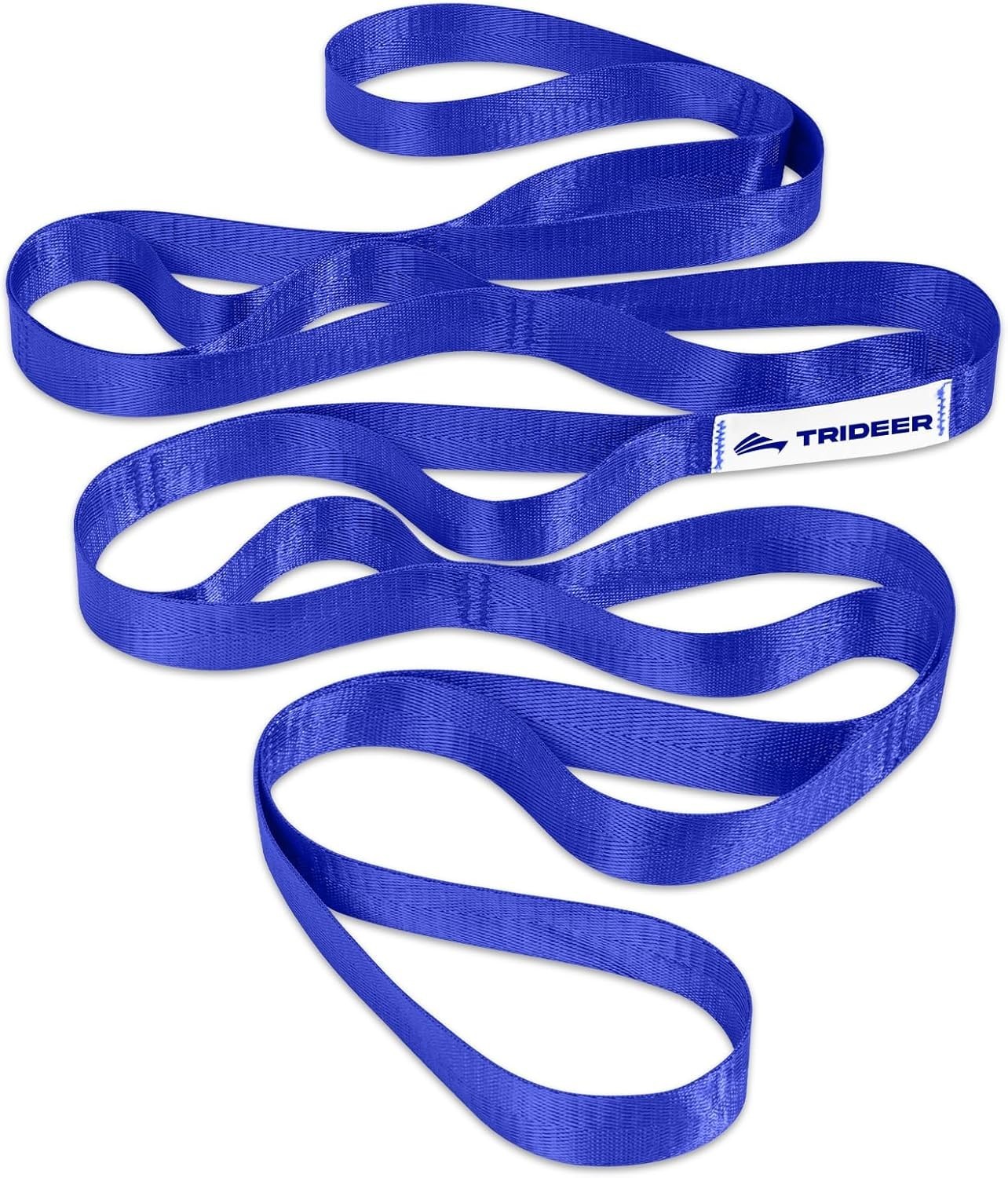 Versatile 10-Loop Stretch Strap for Enhanced Flexibility in Exercise & Therapy
