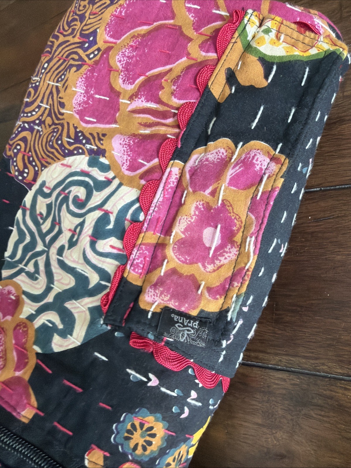 prAna Boho Yoga Bag Mat Holder Adjustable Sling Strap Zip & Drawstring Pockets