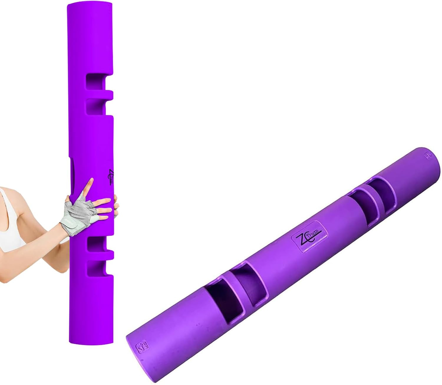 Multicolor 4 to 12Kg Fitness Tube Portable Durable Training Rubber Weight Bar We