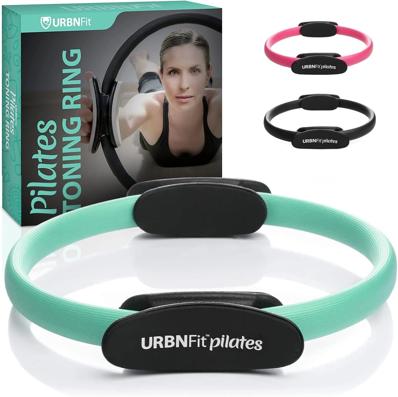Durable 12-Inch Pilates Ring Circle with Dual Grip for Enhanced Fitness Routine