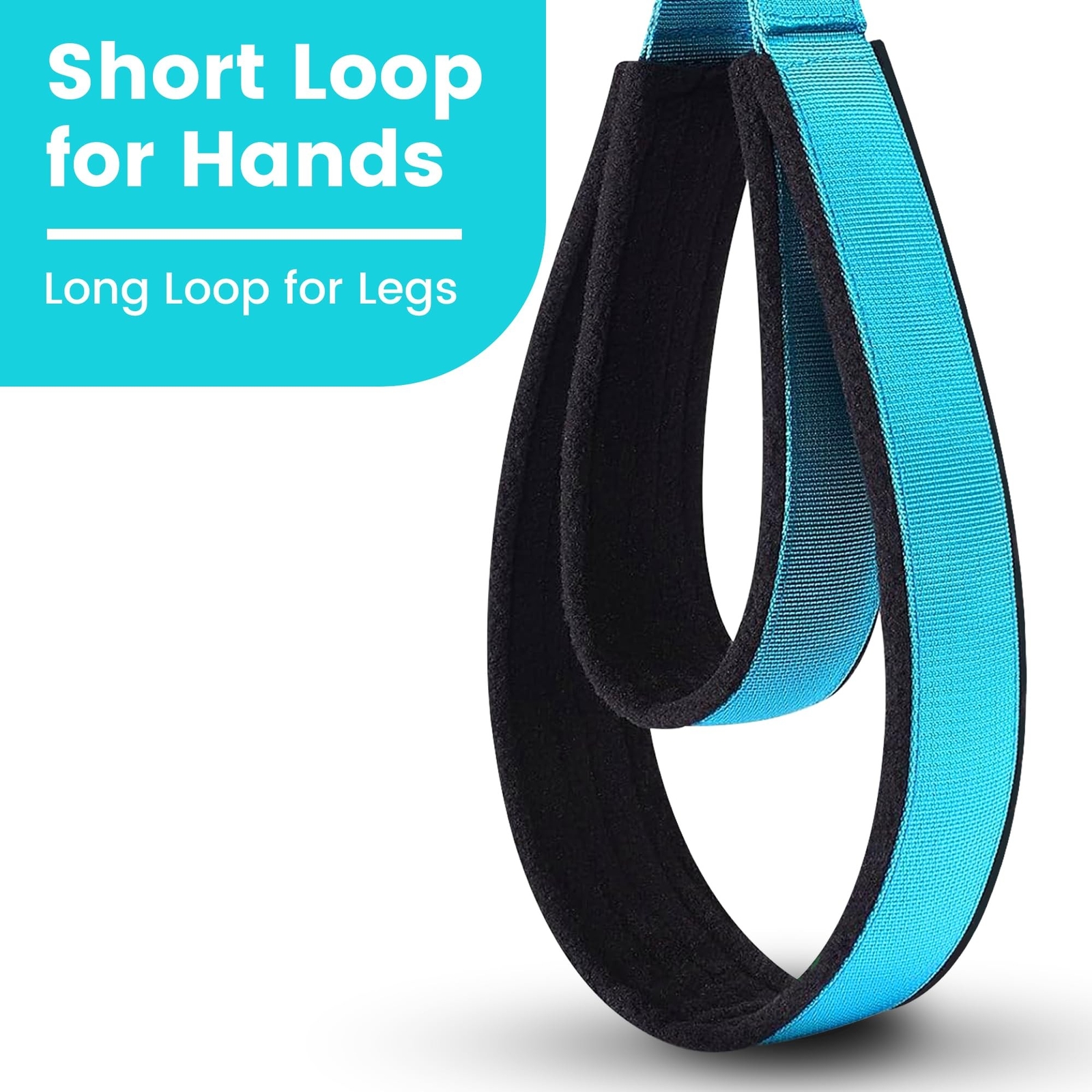 2PCS Pilates Strap, Pilates Double Loop Strap, Comfortable Enhanced Thickness…