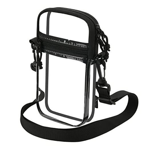 Clear Handbag, Messenger Crossbody Purse – Travel Documents Organizer,