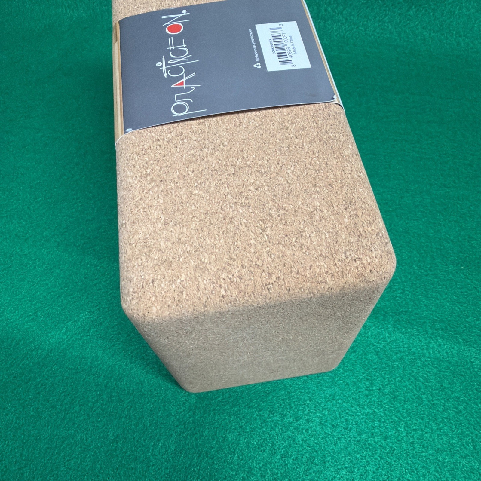 Manduka Cork Yoga Block Improve Strength Balance Flexibility Barre Natural