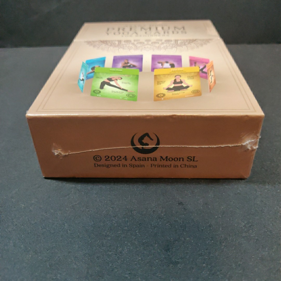 Premium Yoga Cards For Beginners– Deck with 62 Yoga Cards – New Sealed