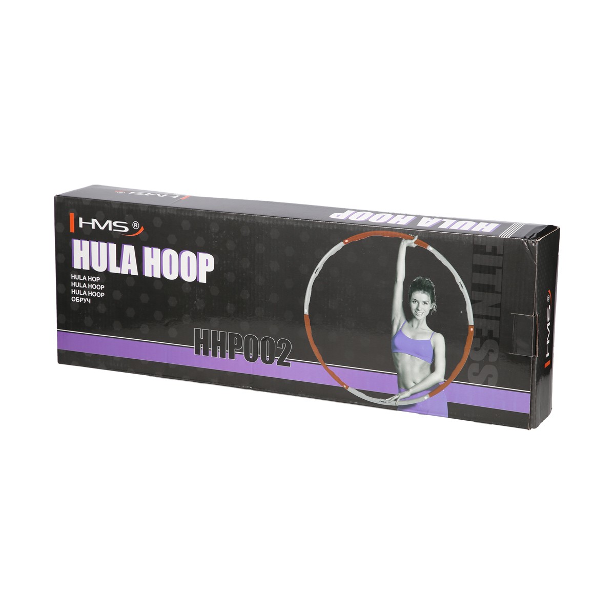 5907695540352 HHP002 RED GREY HULA HOP 1.2KG 100CM HMS HMS