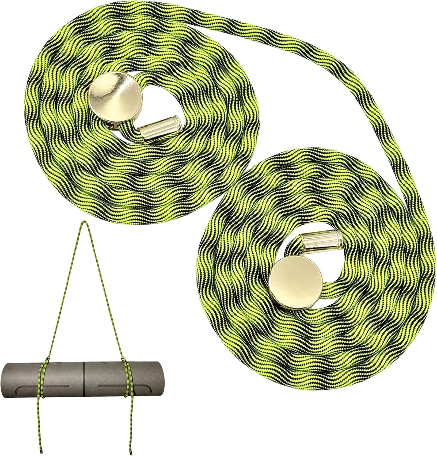 Yoga Mat Strap – 8MM Adjustable Paracord Carrier for Carrying Yoga Mats, Camping