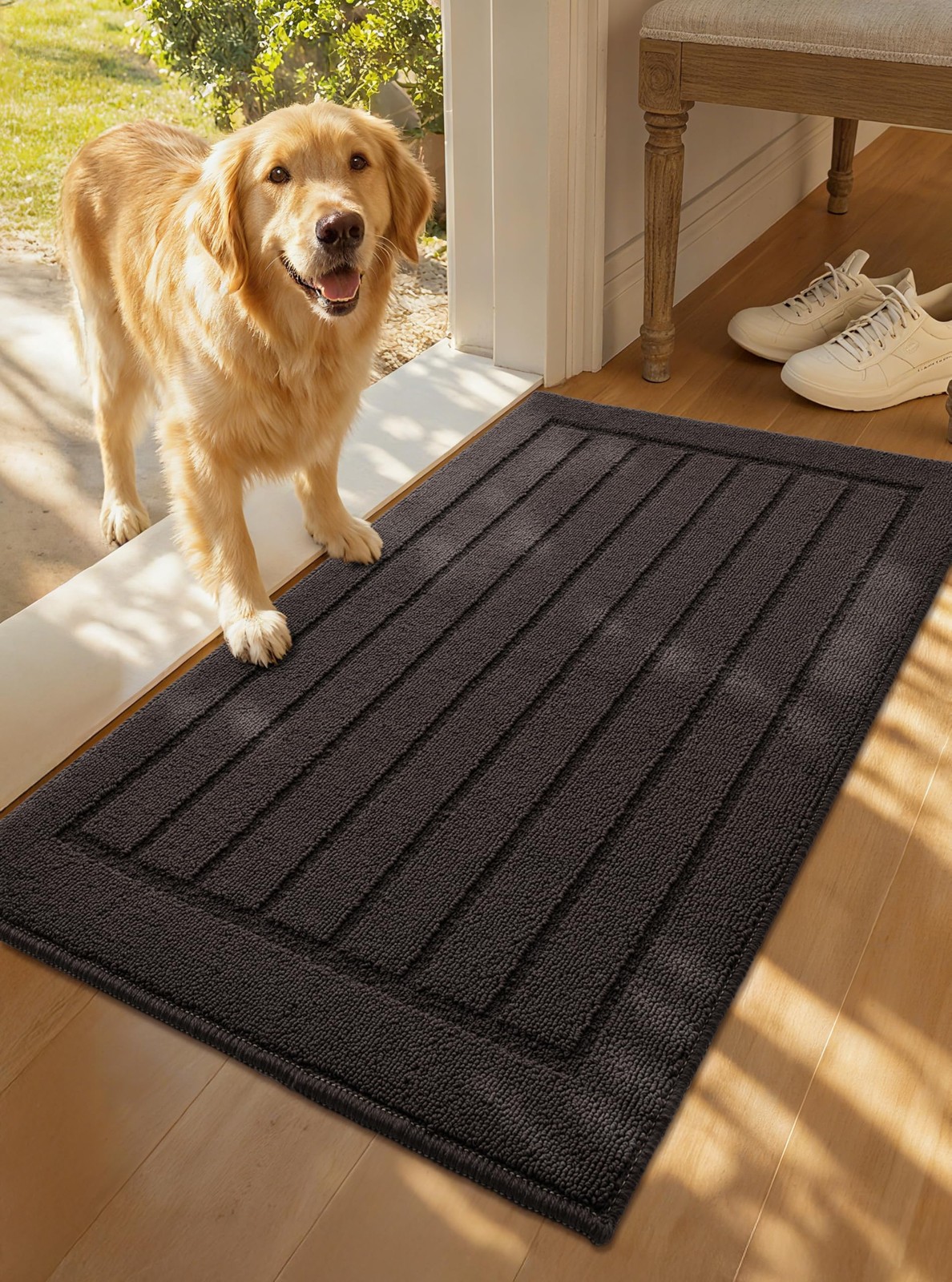 Doormat Indoor 50x90cm – Machine Washable, Non Slip and Absorbent Schmu…