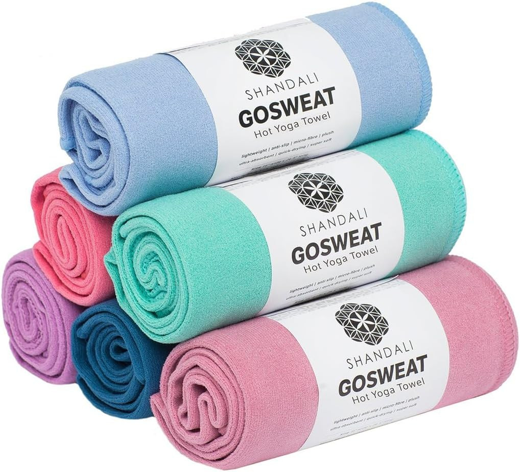 Gosweat Non-Slip Hot Yoga Towel with Super-Absorbent Soft Suede Microfiber in Ma