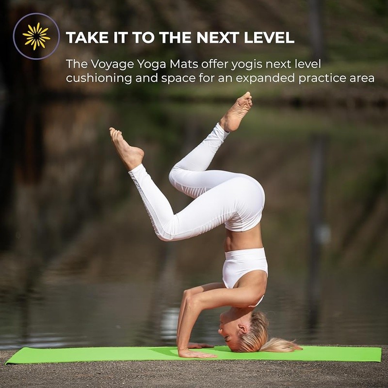 Thick Non-Slip Exercise Mats Set Yoga Pilates Home Gym Stability Support New