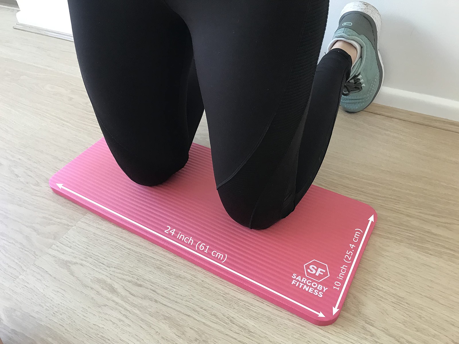 Yoga Knee Pad, 0.6 Inch Thick, Pilates, Cushion, Knees, Elbows, Forearms, 1 PC