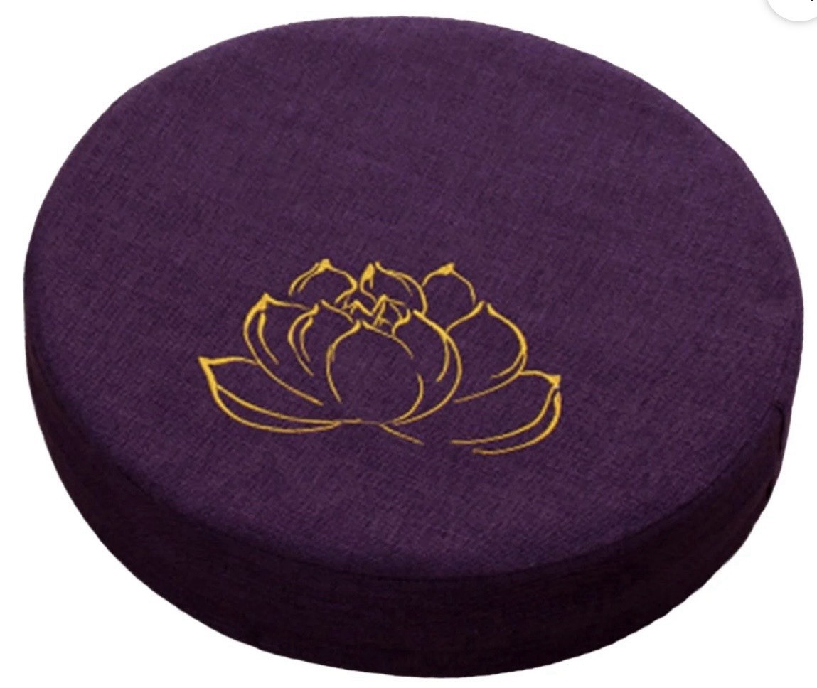 Round Yoga Meditation Cushion 16 » Dia Zippered Cover Meditation Accessories