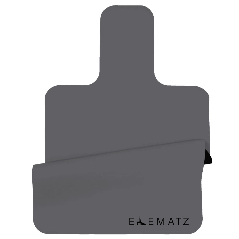 Gray Pilates Reformer Mat