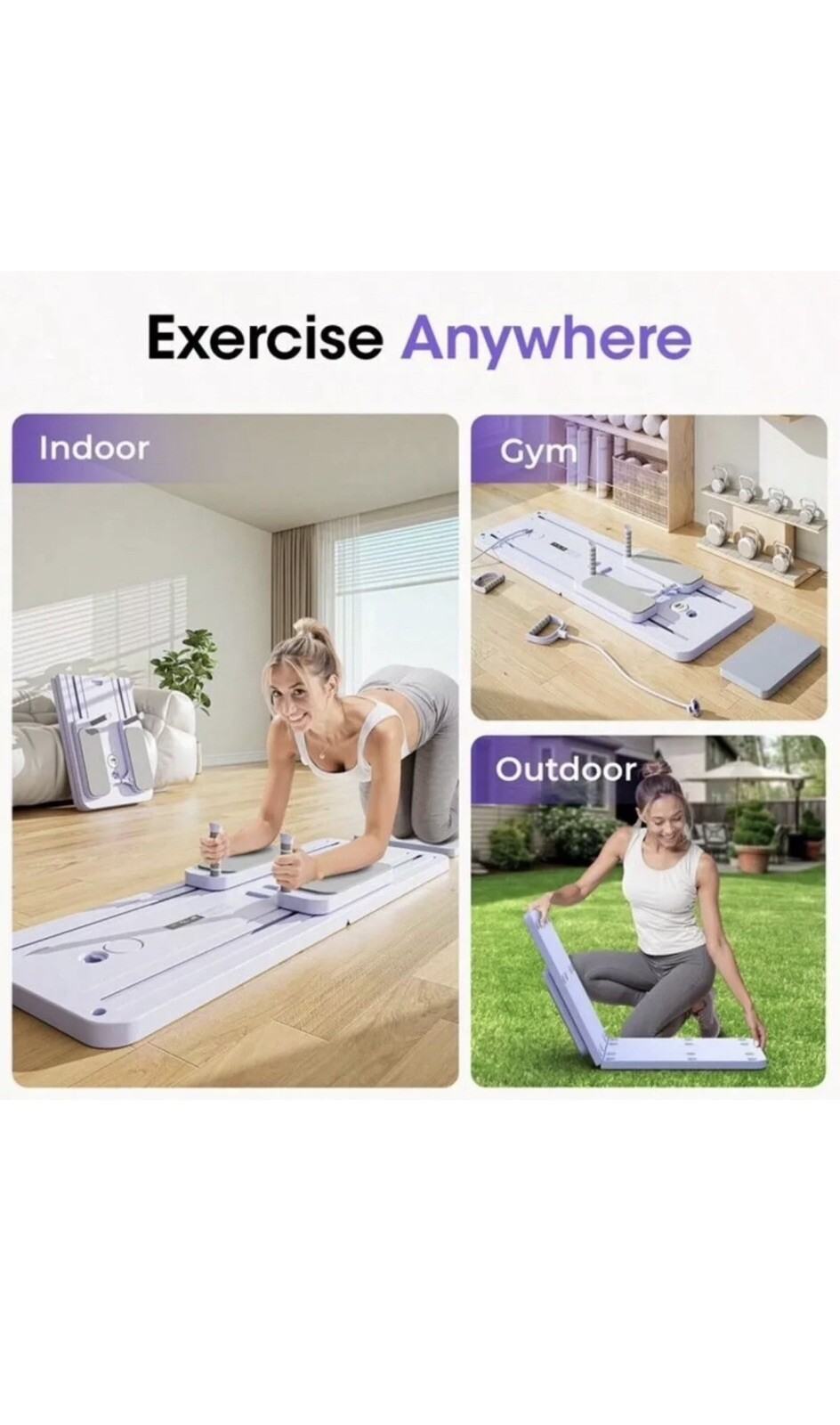 pilates reformer board