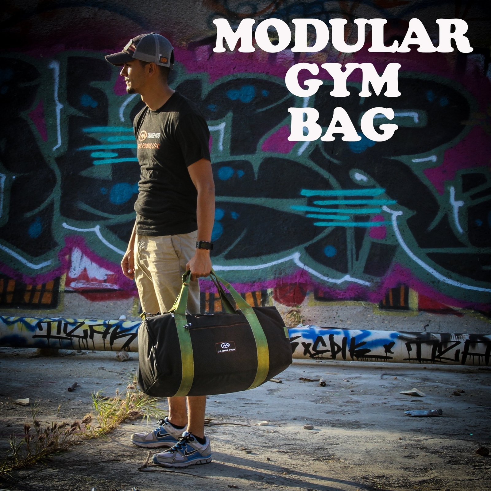 M Orange Mud Modular Gear and Gym Bag for Cyclist, Runners, Yoga, and General…