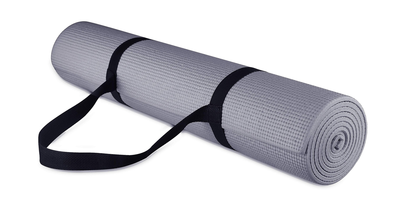 All Purpose 1/4-Inch High Density Anti-Tear Exercise Yoga Mat with Carrying S…