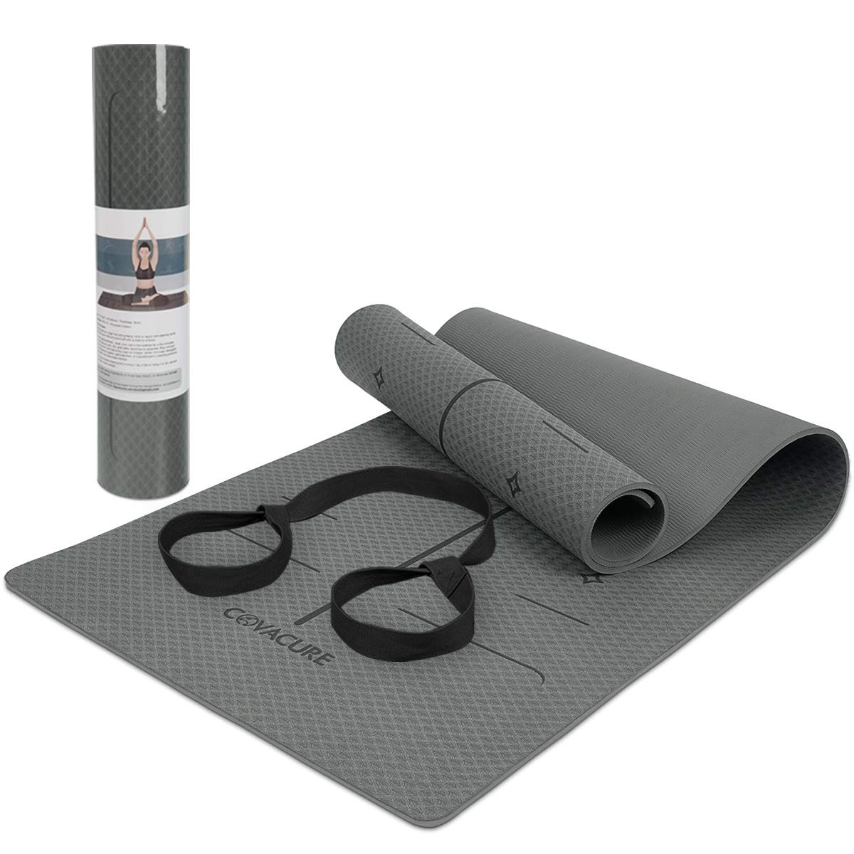 Extra Large Yoga Mat 72&Prime; x 26&Prime; – Non Slip Exercise Mat 8mm Thick Eco Friendly…