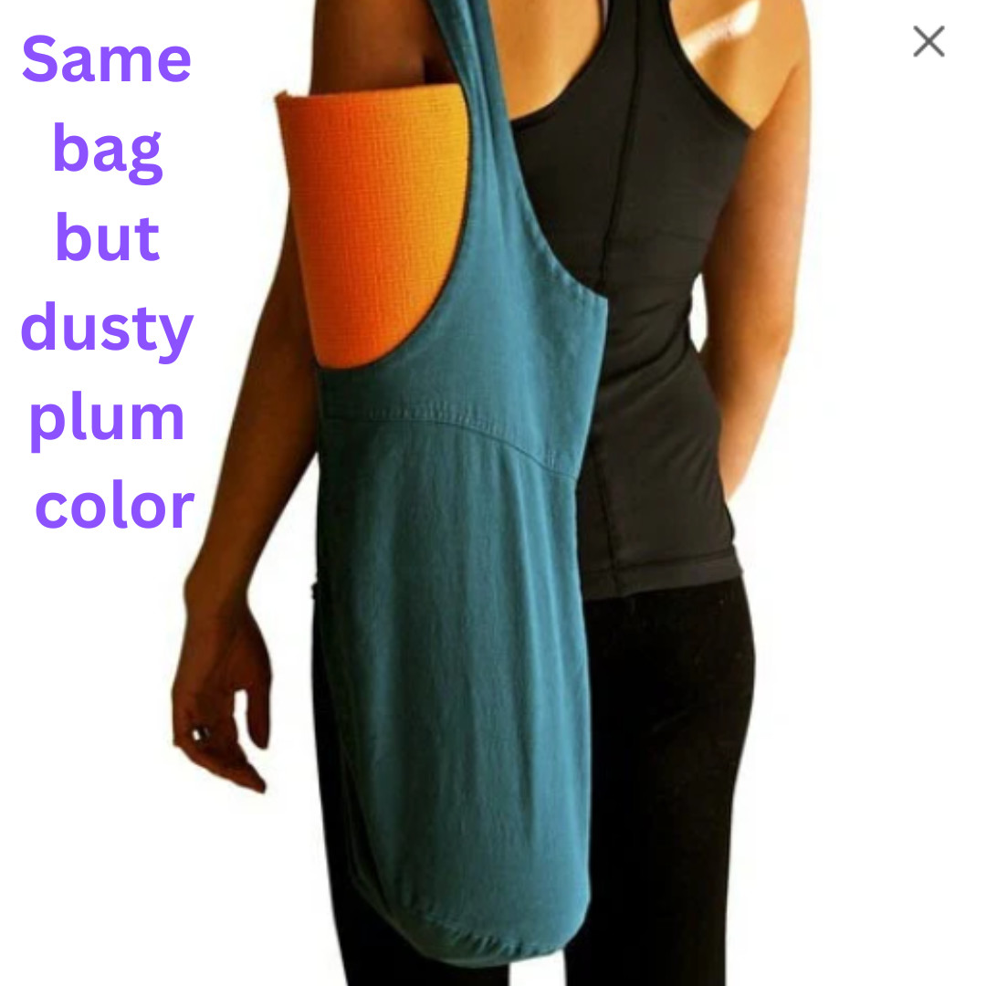 LOT OF 12 – Be Inspired Brand Yoga Mat Sling Bag Dusty Plum Wholesale Bulk
