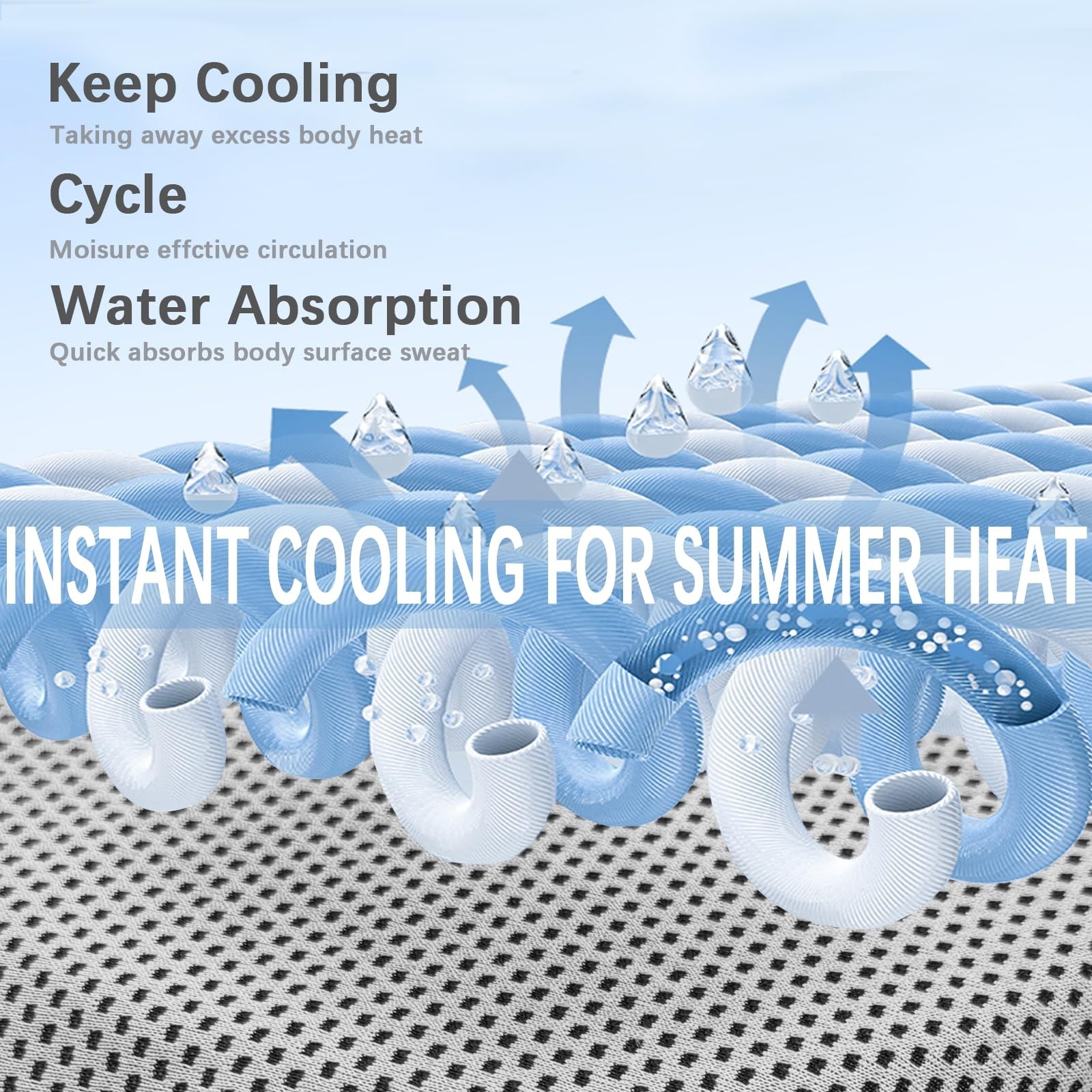 4 Packs Cooling Towel, 40&Prime; x 12&Prime; Microfiber Cooling Towels for Neck and Face,…