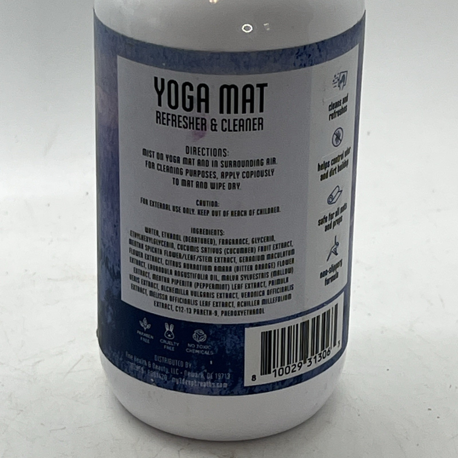 3 Deep Breaths Namaslay Yoga Refresher & Cleaner Lavender 8 floz USA