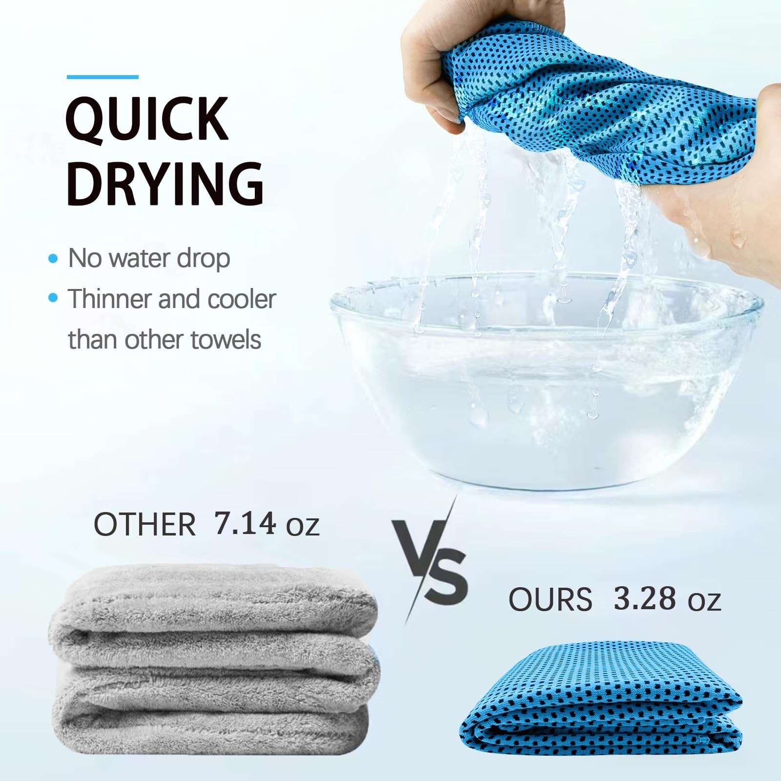 4 Packs Cooling Towel, 40&Prime; x 12&Prime; Microfiber Cooling Towels for Neck and Face,…