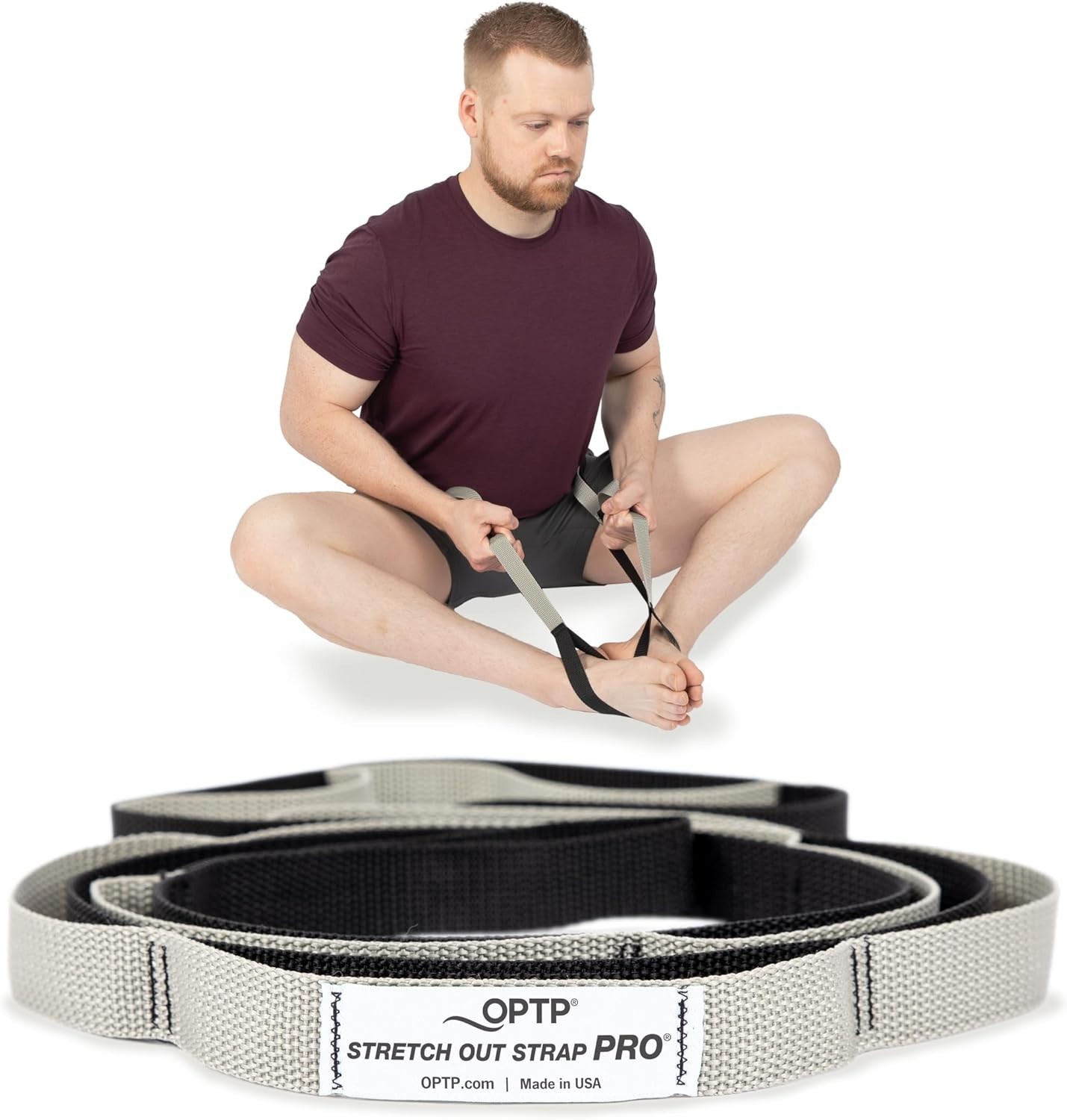 Pro Stretching Strap with 11 Loops – Essential for Mobility & Physical Therapy