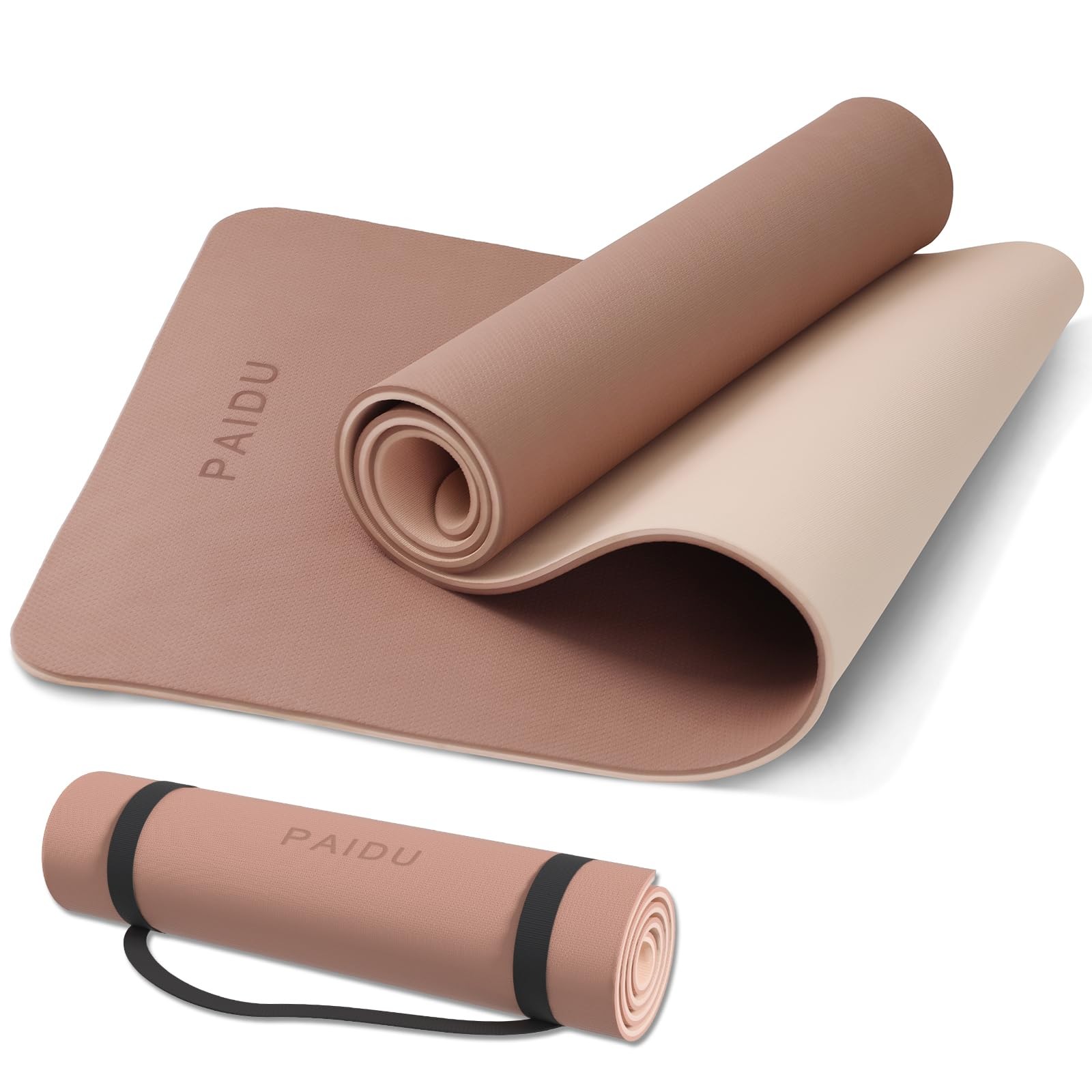 Yoga Mat Non Slip Anti-tear,extra thick-2/5 inch（10MM）High Resiliency Profess…