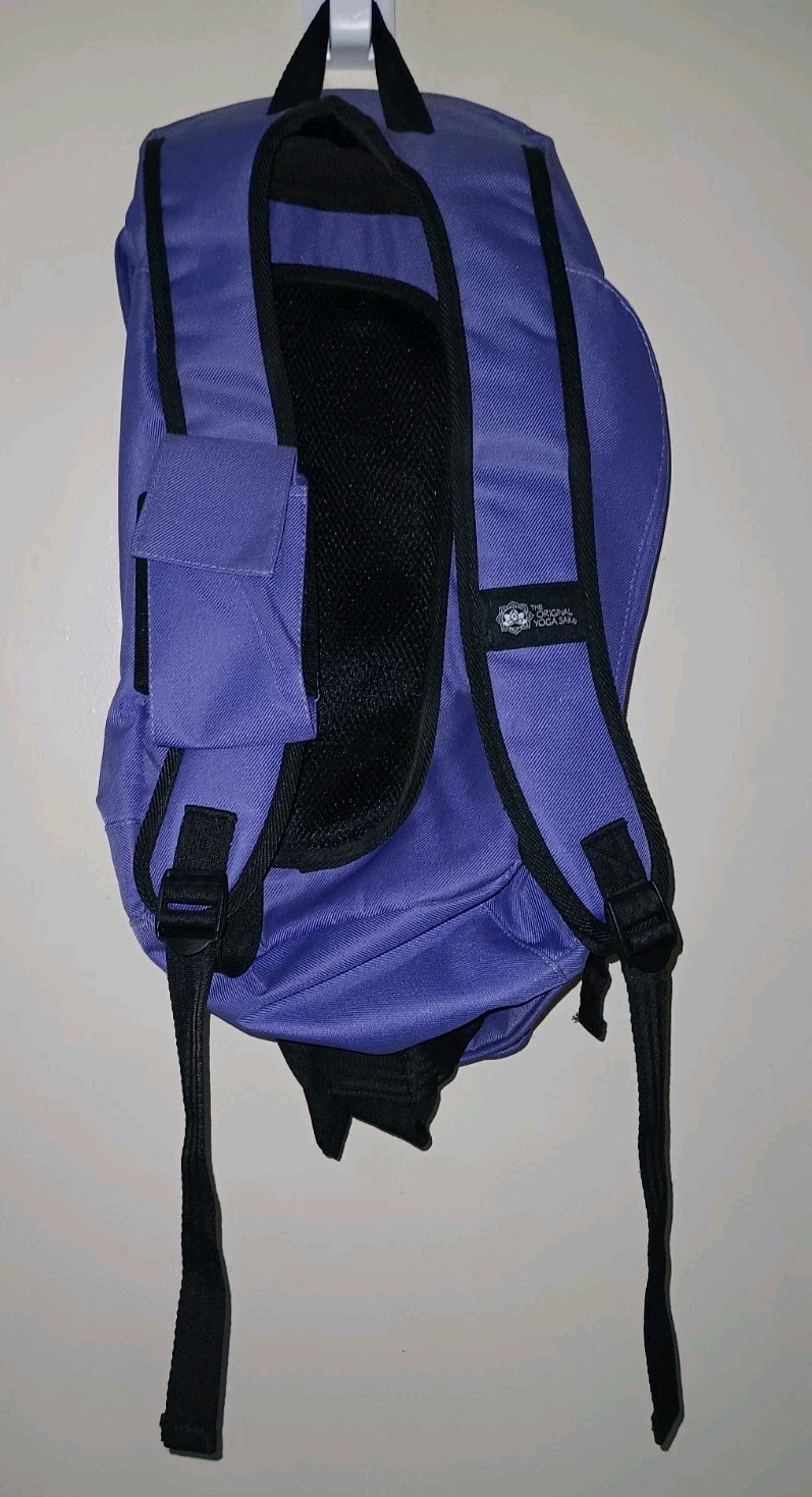 The Original Yoga Sak Backpack Strap Holder Yoga Mat Bag Carryall Purple Heart