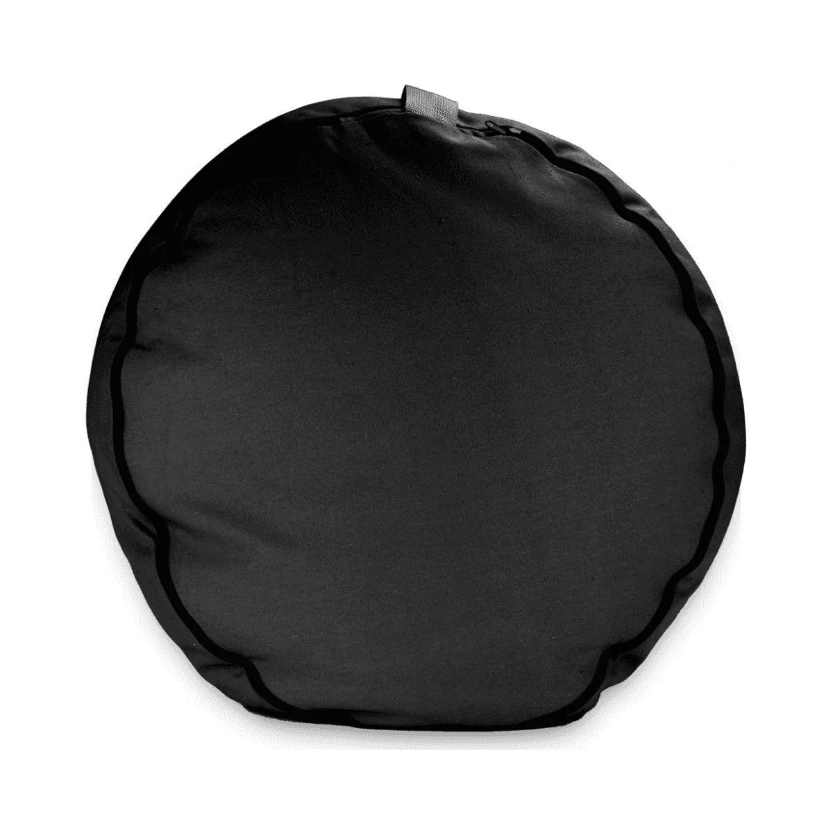 Crown Sporting Goods Black Zafu Meditation Cushion 18&Prime; for Comfortable Seating