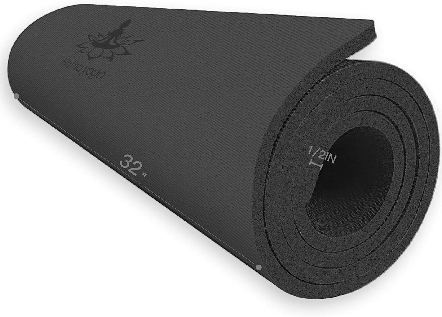 Eco-Friendly Extra Thick 1/2&Prime; TPE Yoga Mat – 72&Prime;x32&Prime; with Anti-Tear Bolster