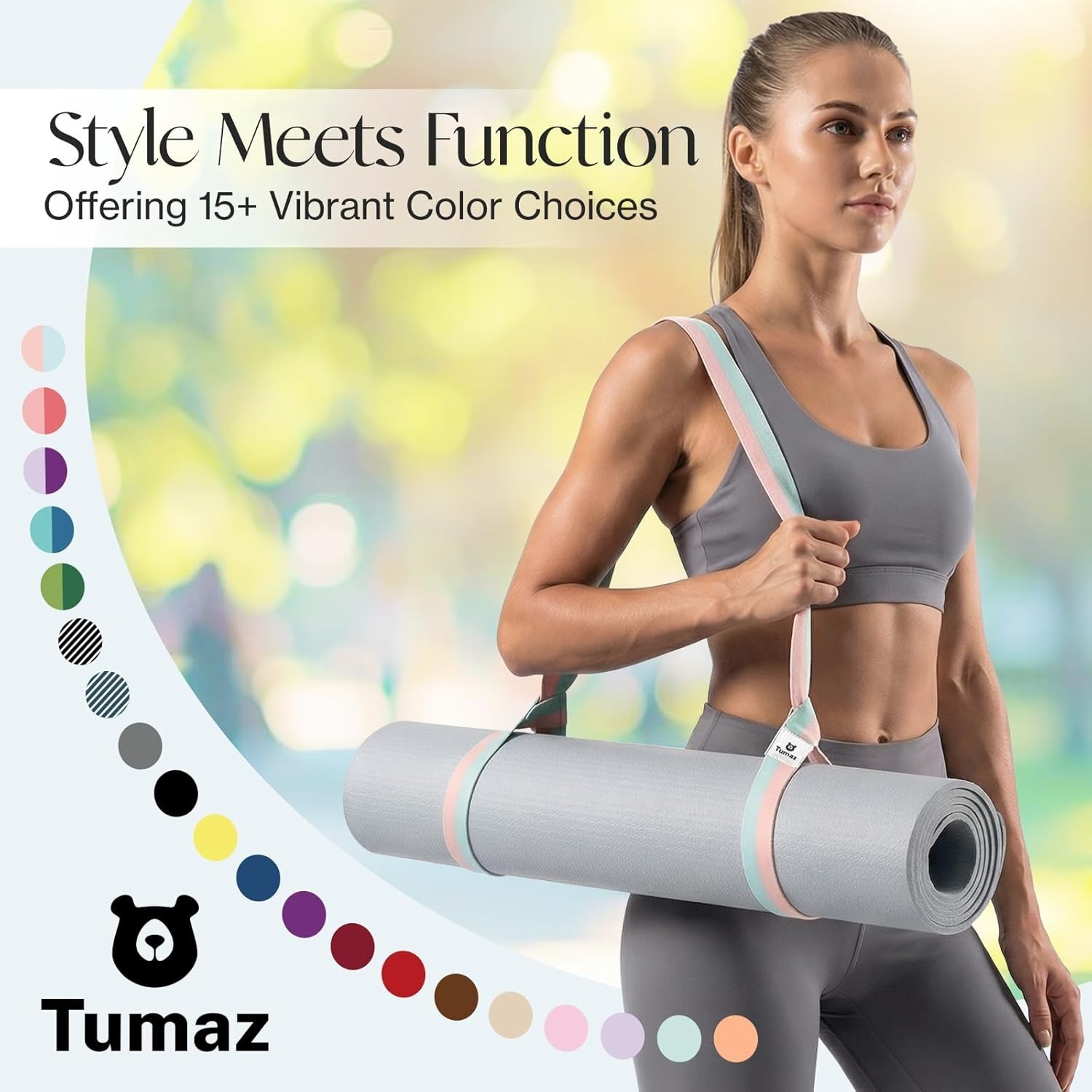 Yoga Mat Carrier Strap – Soft Texture with Extra Durability & Support