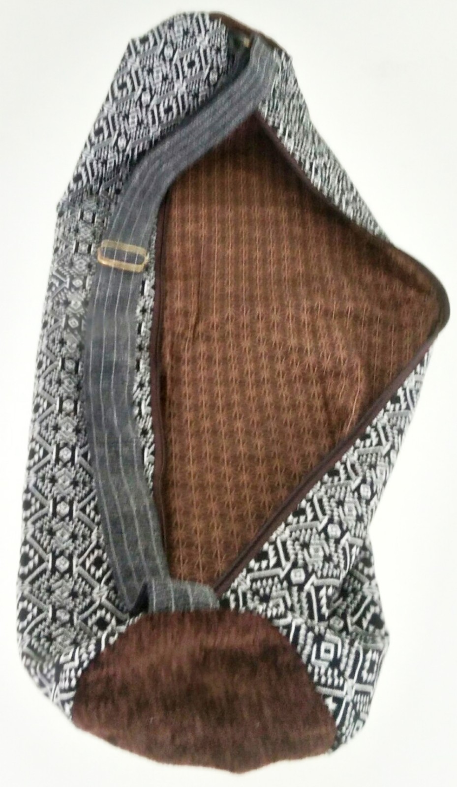 Handmade Fabric Bag Yoga Mat Flower Accessory Carrier Gym Tribal Art Thai Craft