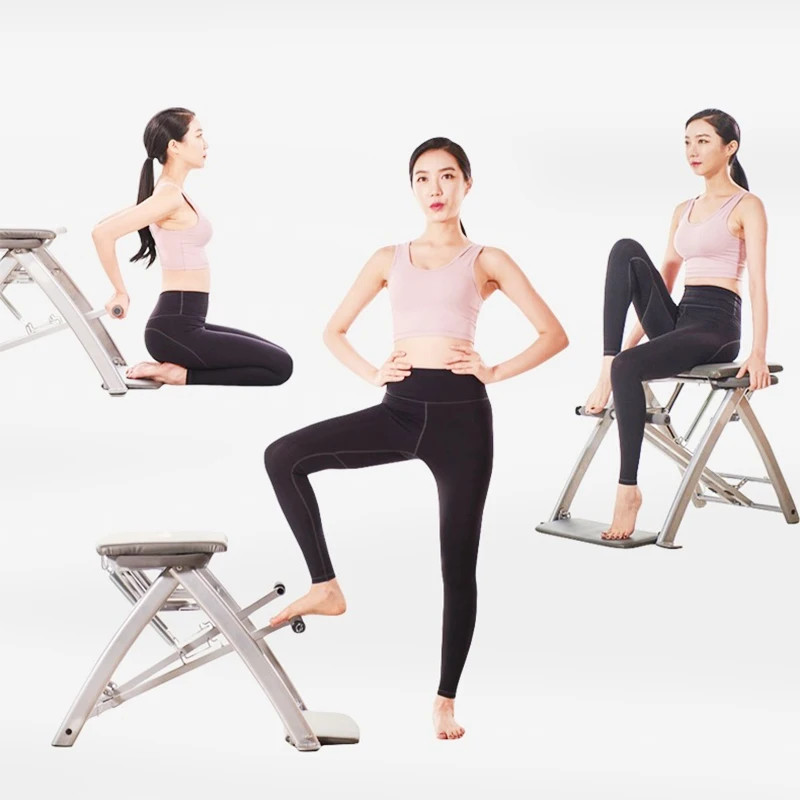 Home Foldable Portable Pilates Universal Chair Equipment Yoga Fitness Chair Mult