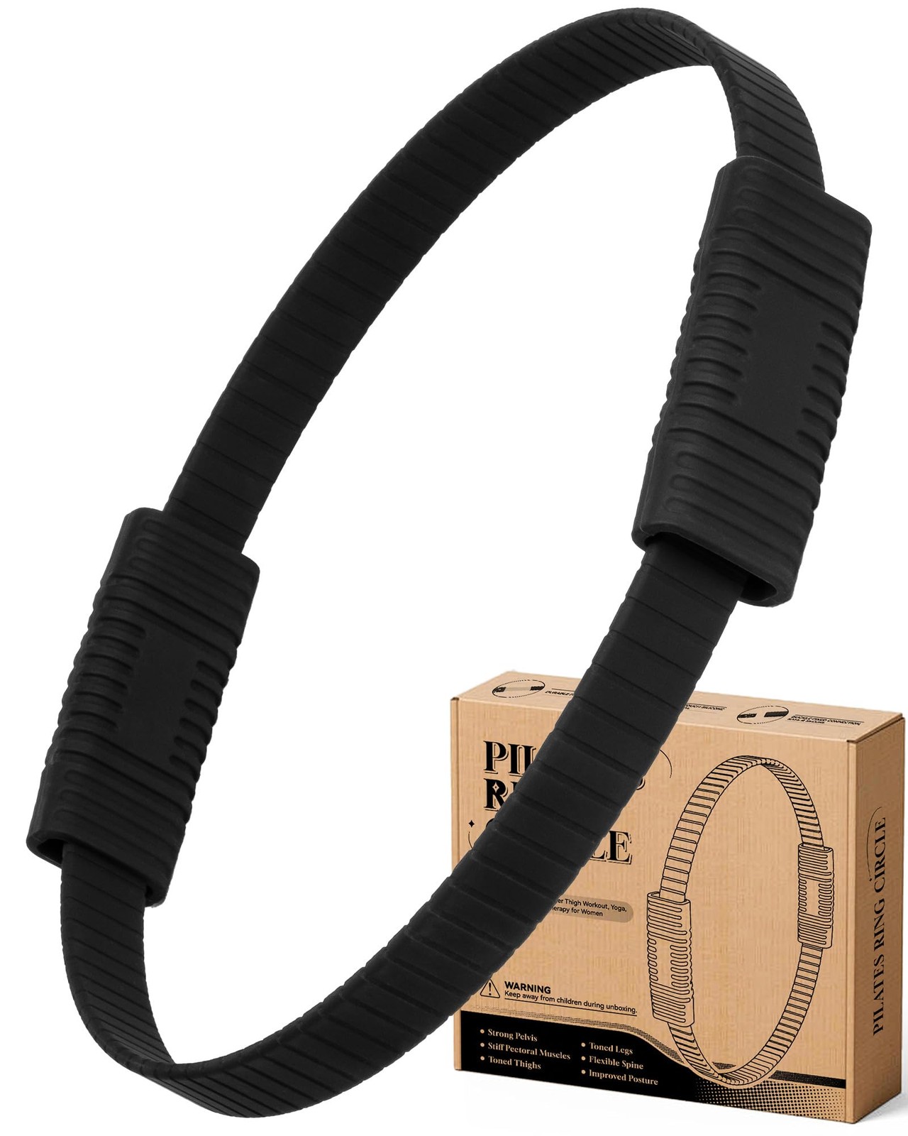 SUBCULTUREPICK Pilates Ring, Silicone Magic Pilates Rings, Lightweight & Dura…