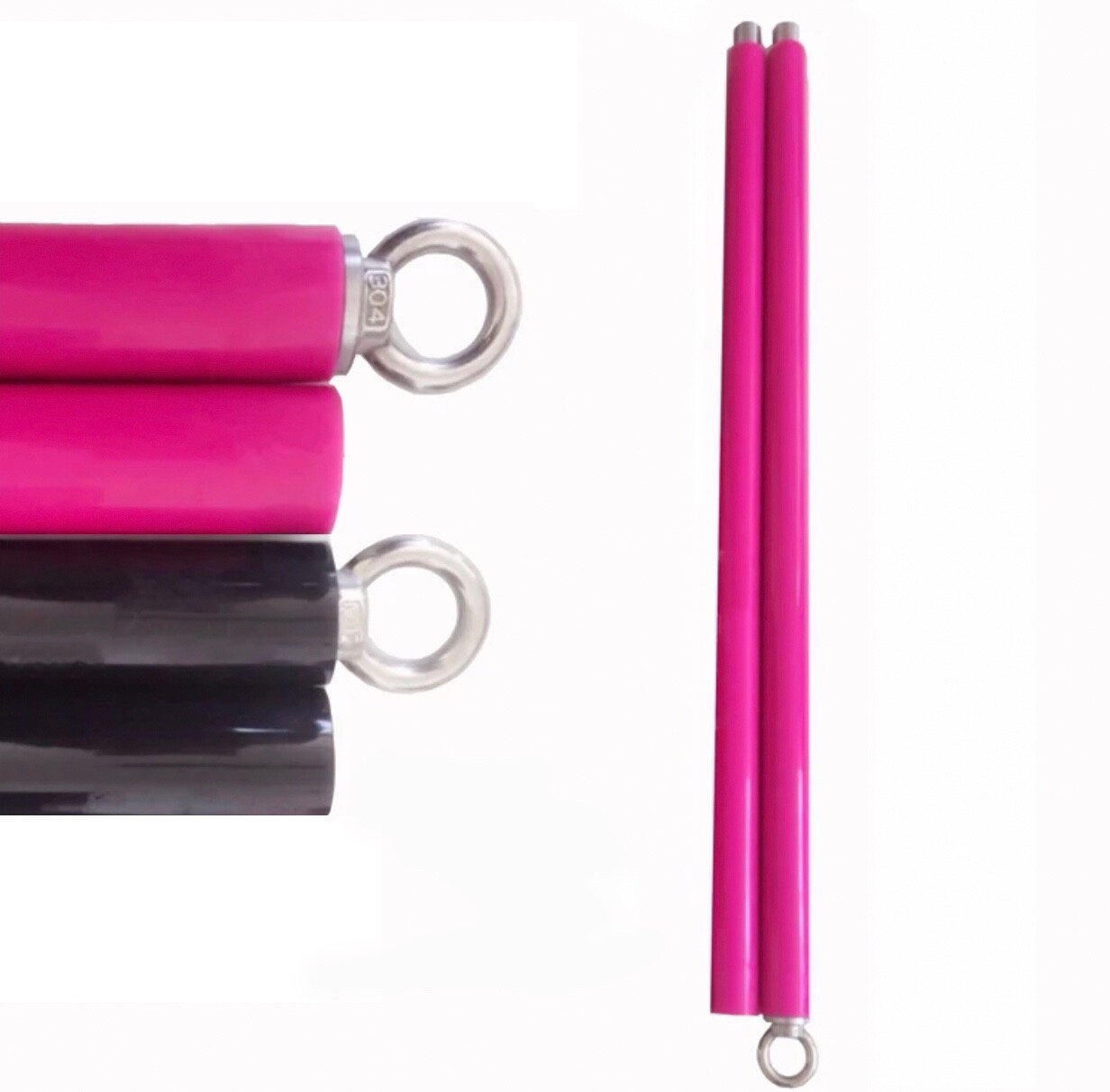 Flying/Aerial Pink Silicone Pole – 3m detachable – Home Fitness