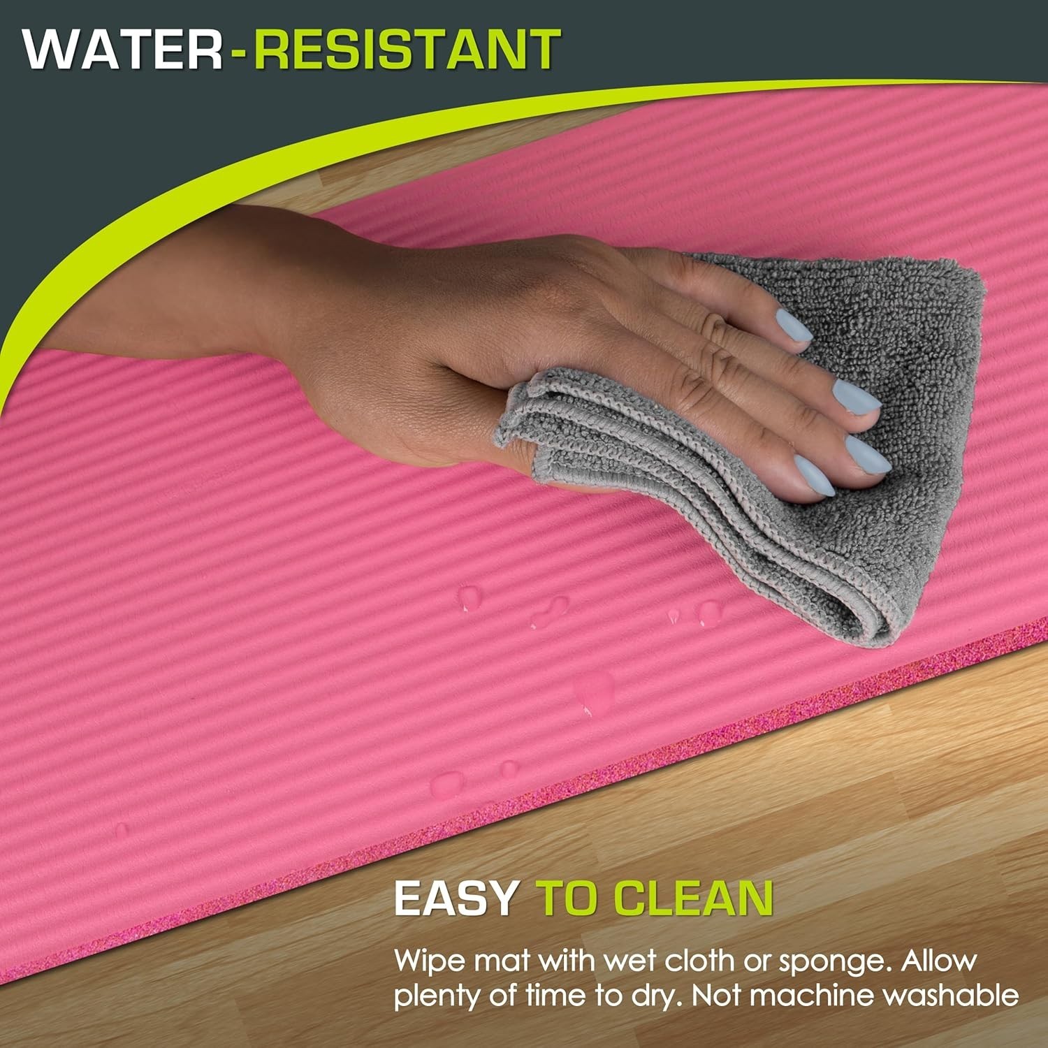 Luxurious 15mm Yoga Knee Pad & Elbow Cushion – Travel-Friendly & Joint Relief