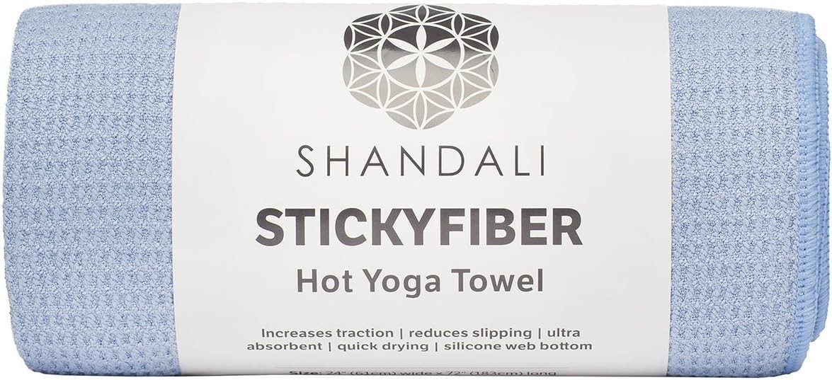 Injury-Free Yoga Towel, Microfiber & Anti-Slip Design 24 » x 72 » – Forgetmenot