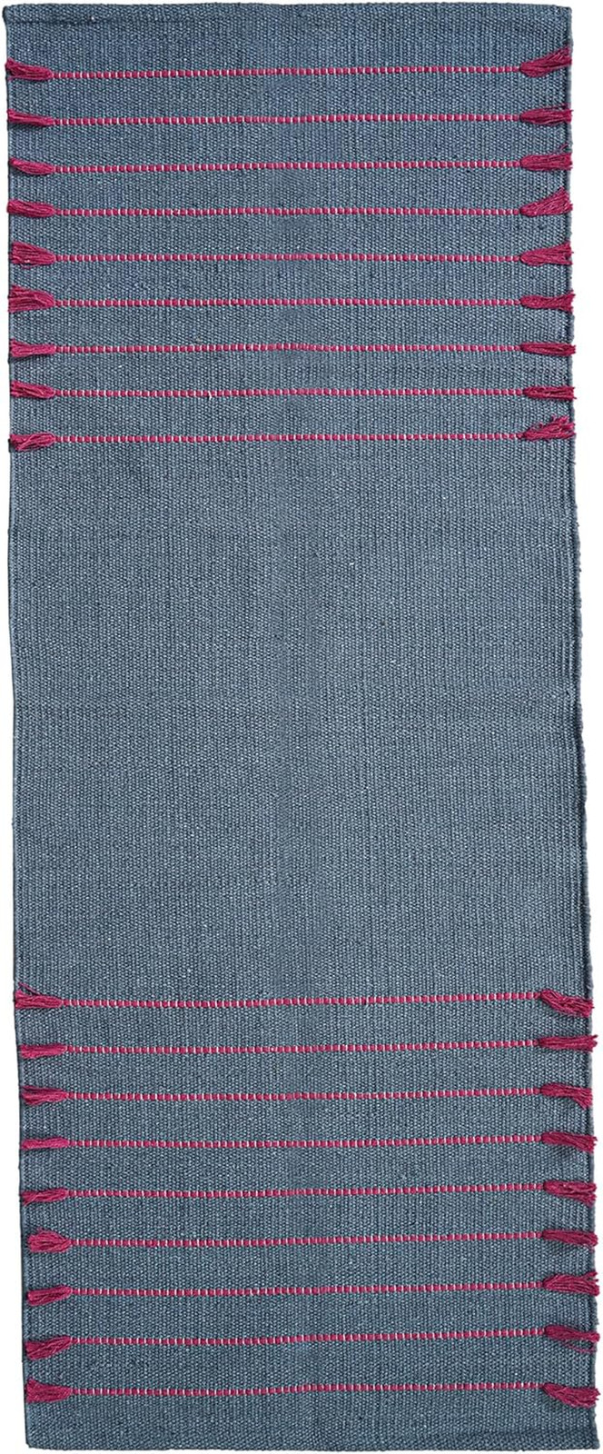 24X72 Inches Hand Weaved Yoga Mat 100% Organic Cotton Natural Yoga Rug for Exerc