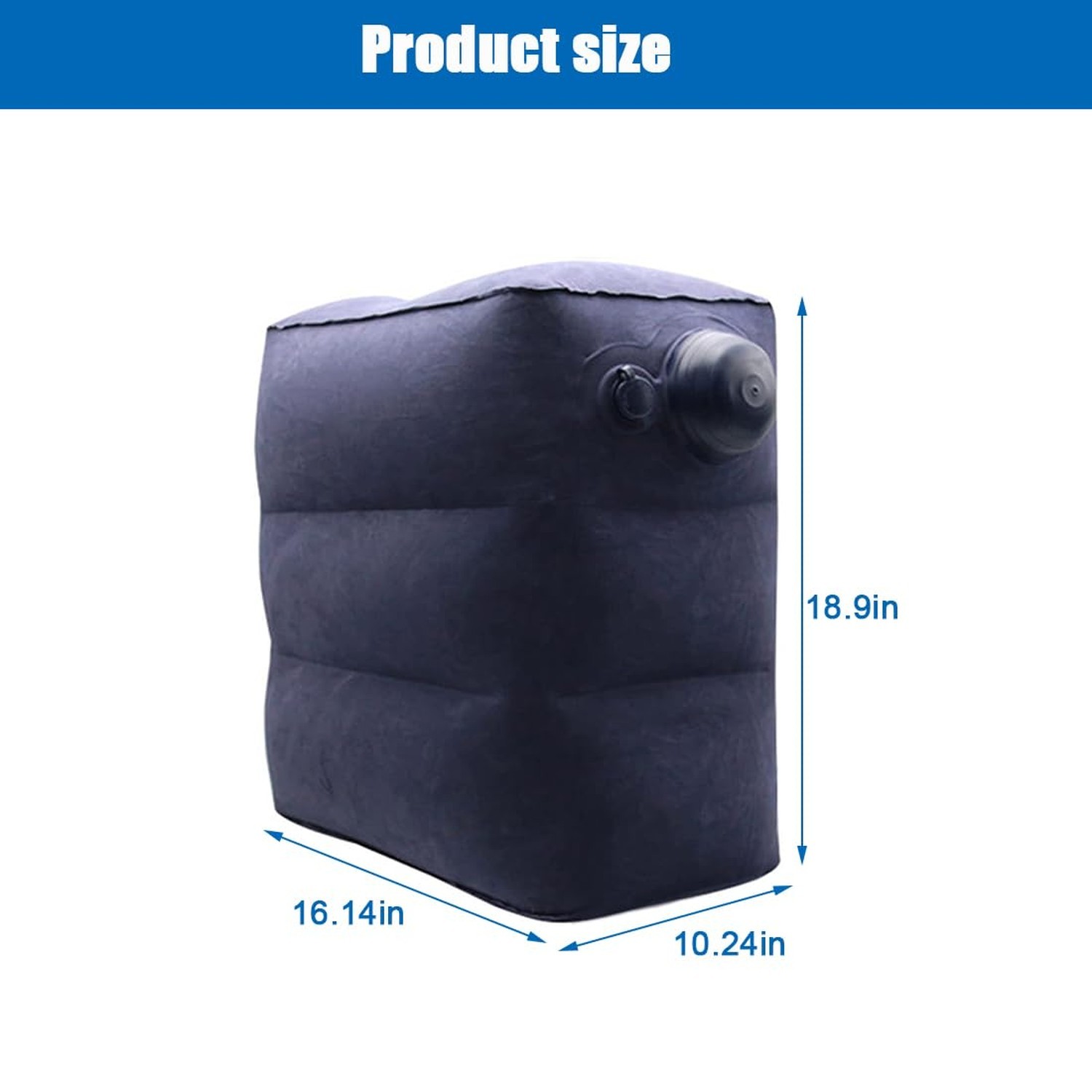 Inflatable Foot Rest for Air Travel,Airplane Travel Foot Rest Adjustable Heig…