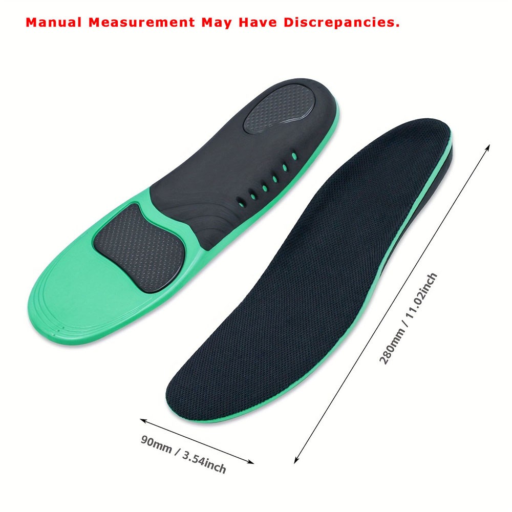 Shock-Absorbent Stable Insoles with Arch Support Designed for Both Men And Women