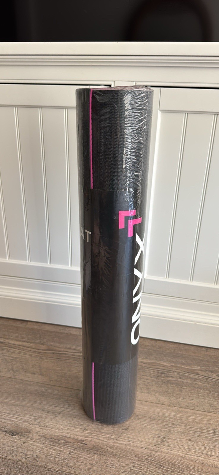ONYX Premium Workout Mat New Black & Pink Yoga Pilates