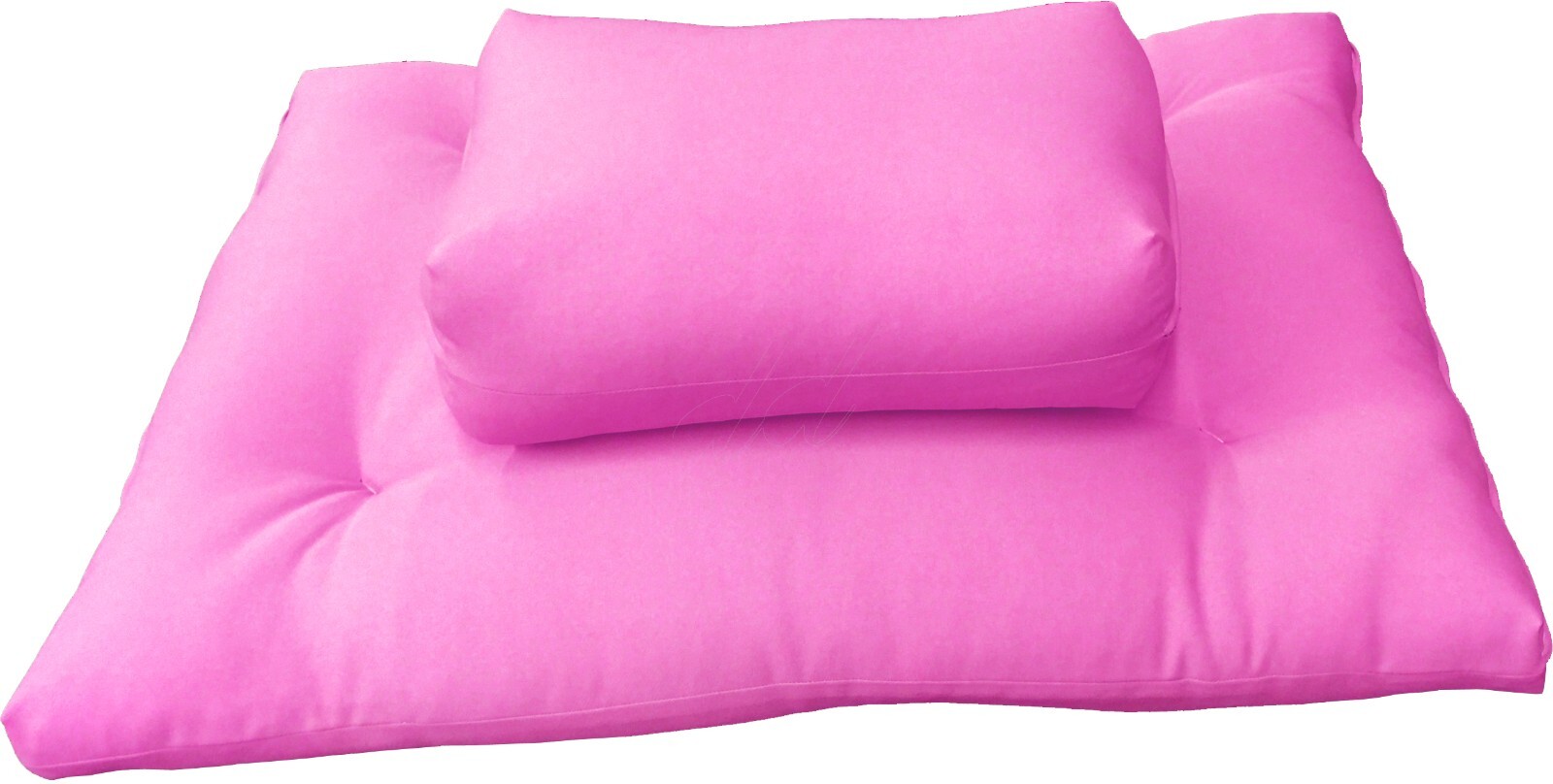 Zafu Zabuton Meditation Yoga Cotton Cushions, Sitting Kneeling Mats Pink