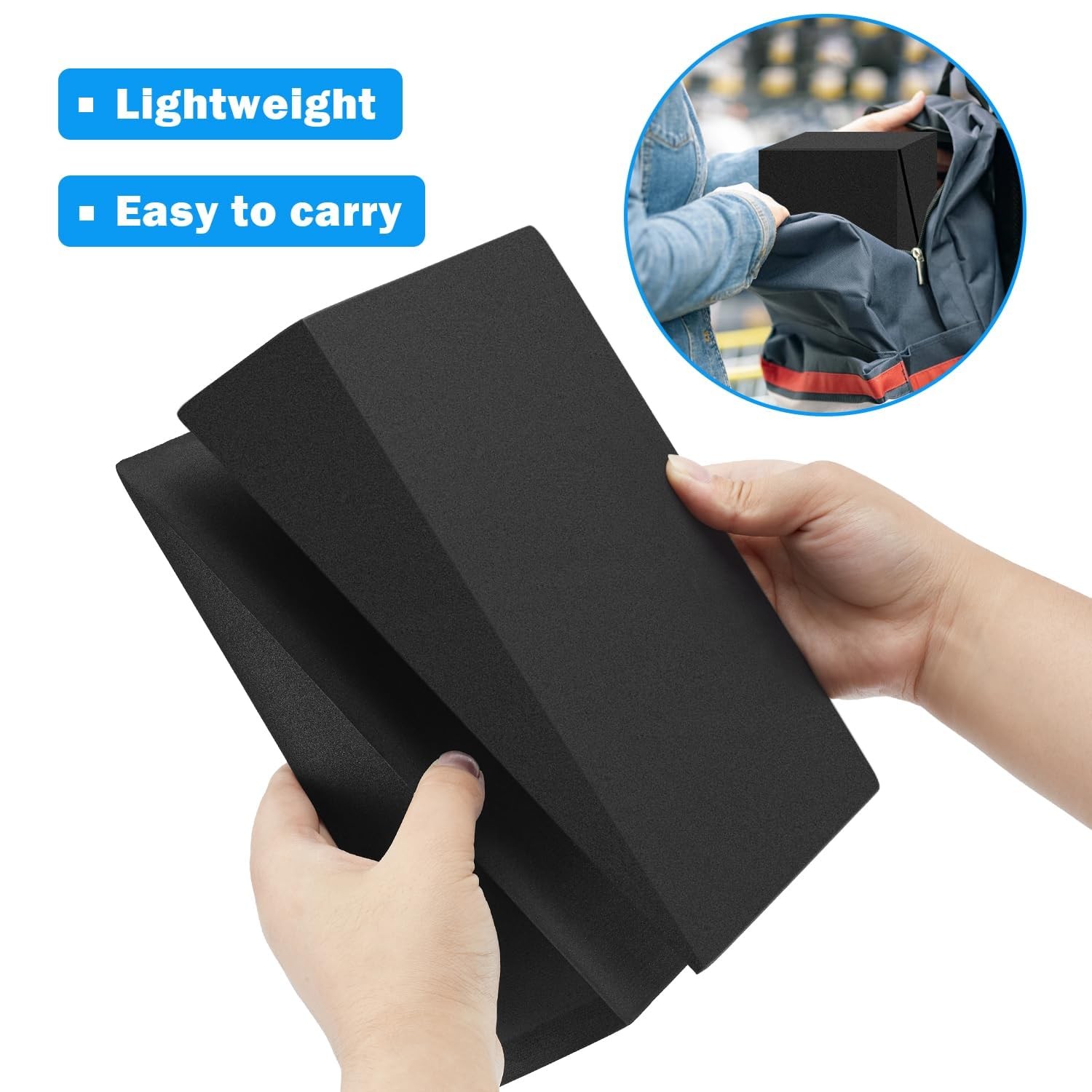 12 » Hard Foam Wedge Slant Board – 2 Pcs Calf Stretcher for Yoga, Squats and …