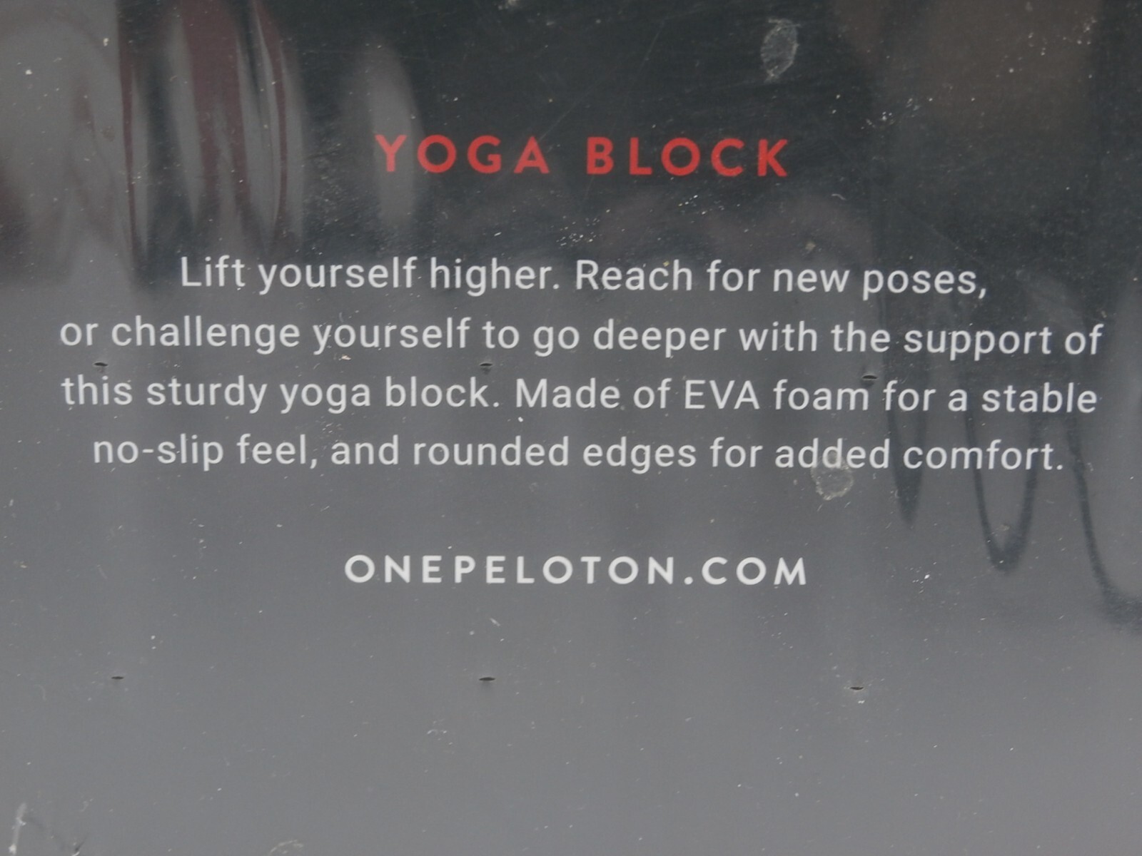 New In Package 2019 Peleton Black Foam Exercise Yoga Block 4&Prime; x 6&Prime; x 9&Prime;