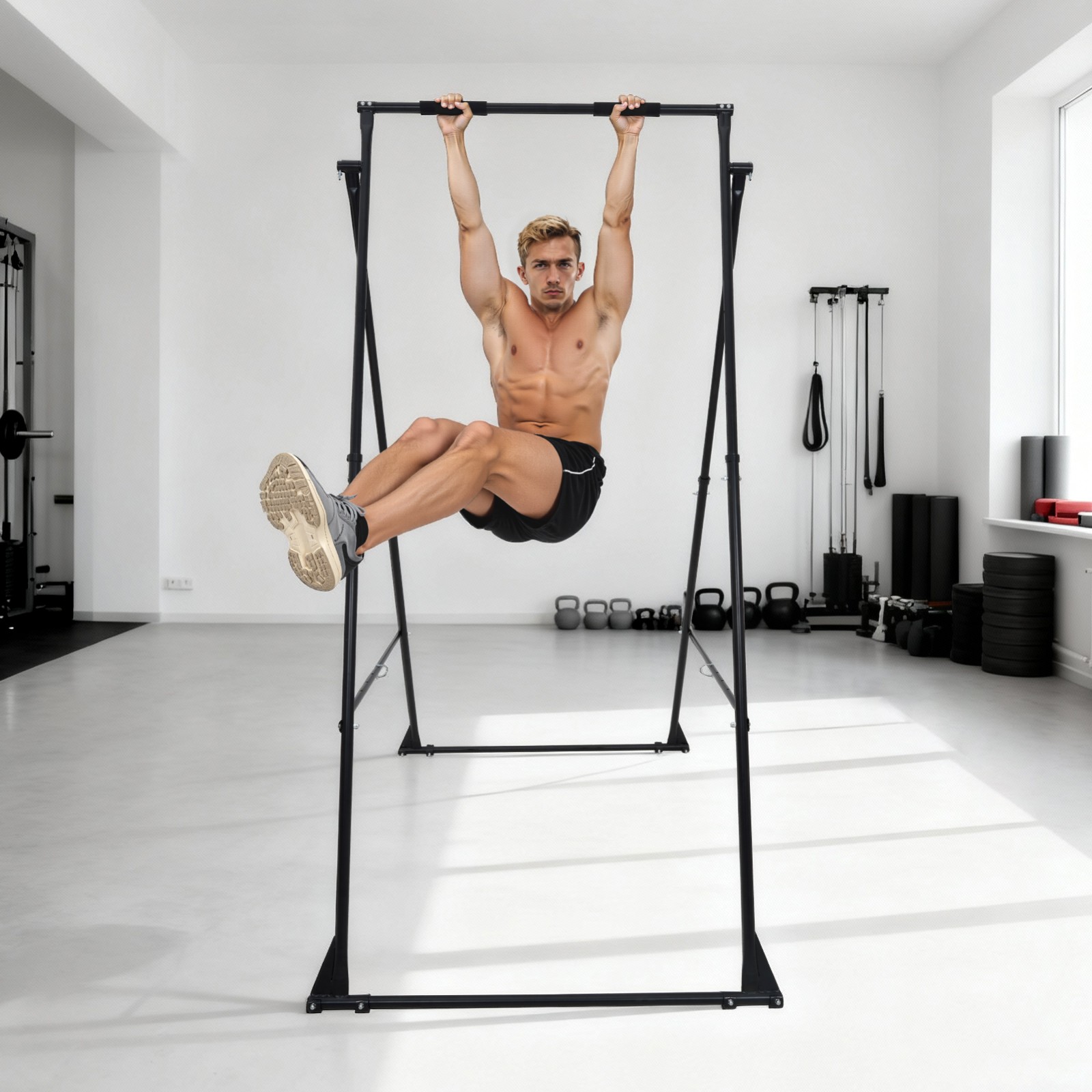 Uimoso Yoga Stand Frame 440.9lbs Capacity Swing Support with Triangular Design
