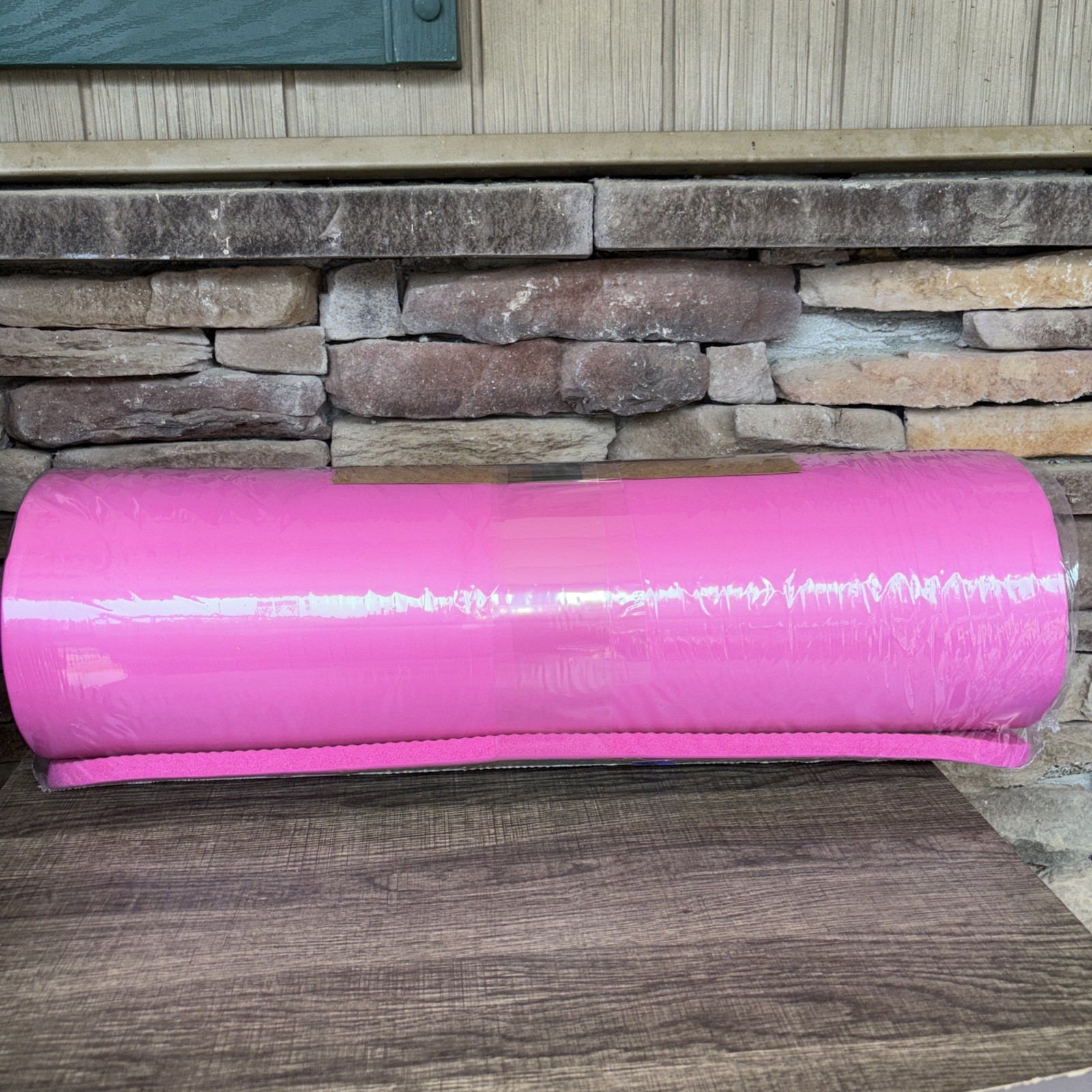 Thick Pink NBR Foam Yoga Mat Eco Friendly W/ Carry Strap 72×24” 0.54”/14.99mm