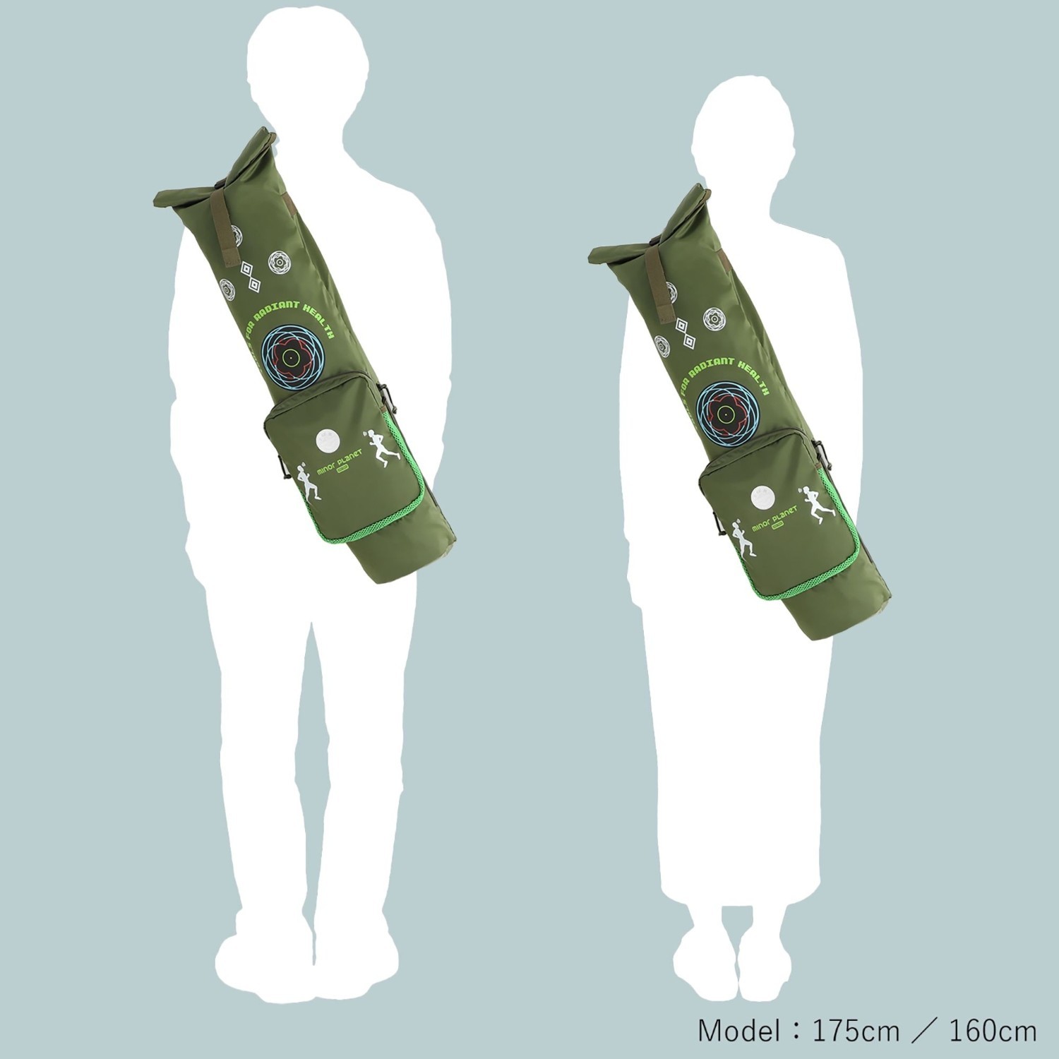 PORTER × Minor Planet New York YOGA MAT SHOULDER CASE Green Nylon JAPAN NEW