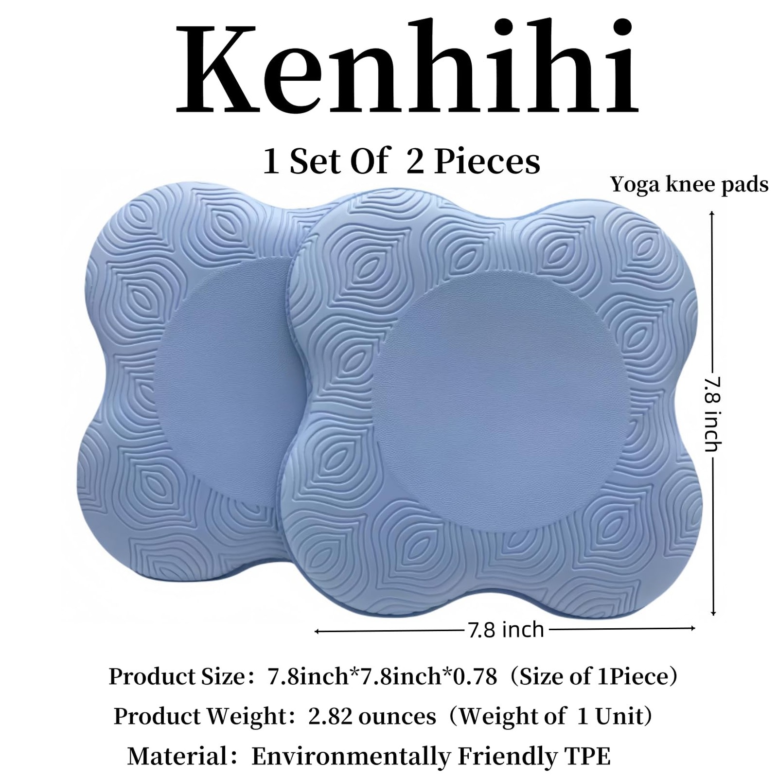 2 Pack Yoga Knee Guards Male Female Props Accessories Fitness Pilates Pads